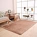 Produktbild samLIKE Flauschige Teppiche Anti-Skid Shaggy Bereich Teppich Esszimmer Home Schlafzimmer Teppich Bodenmatte (Brown)