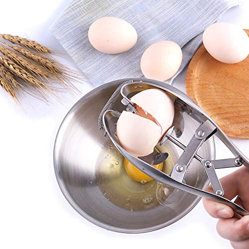 FrideMok abridor de Huevos Acero Inoxidable Separador de Huevos DIY Herramientas Accesorios de Cocina Cortador para Huevos