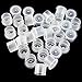 ITATOO TATTOO 100pcs 16mm Disposable Plastic Tattoo Ink Cups with Basement