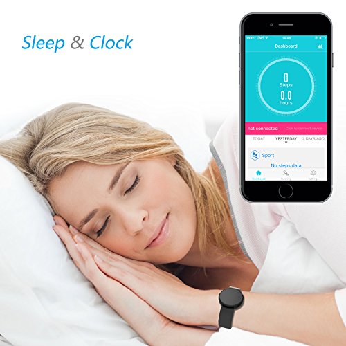 Fitness Smart Watch, Riversong Smart Uhr Bluetooth Fitness Tracker mit Blutdruckmessung, Aktivitätstracker, Schrittzähler, Kalorienzähler, Herzfrequenz-Anzeige, Schlaf-Monitor, Wecker für iOS und Android Smartphones - 4