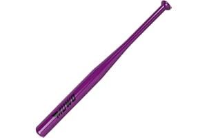 ‎MUWO MUWO Baseballschläger aus rostfreiem, legiertem Stahl mit lackierter Oberfläche. Für Anfänger, Hobbyspieler und Profis geeignet, 7 leuchtende Farben. Länge: 28 Zoll (0,71 m), Gewicht: 980 g