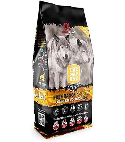 Alpha Spirit Hundefutter Ente – 3 Kg, 85% Frisches Entenfleisch, Getreidefrei, Glutenfrei