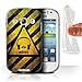 Produktbild Stuff4® Gel TPU Hülle/Hülle für Samsung Galaxy Fame/Lärm/Musik Muster/Warnung Zeichen Kollektion