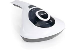 CLEANmaxx Milbensauger für Matratzen mit UV-C-Licht | Matratzenreiniger mit HEPA-Filter, entfernt 99,9% Aller Milben | Matratzensauger mit Ultraschall, Hitze & Vibration