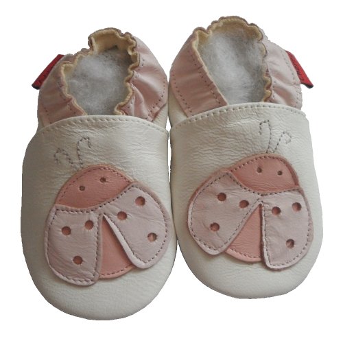 Soft Leather Baby Shoes Ladybird 6-12 months