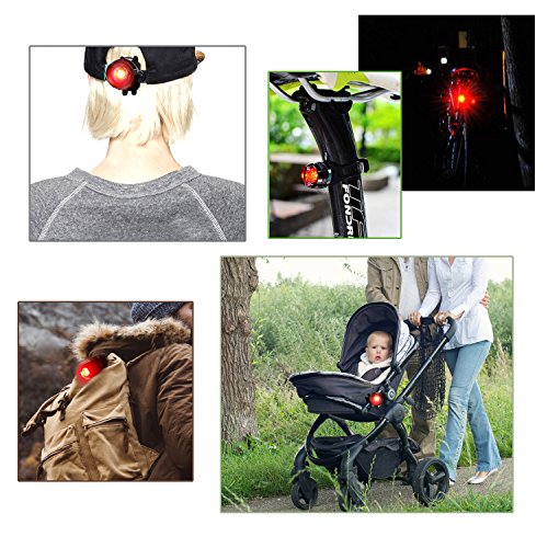 Unigear Superhelle Fahrradbeleuchtung wiederaufladbar Fahrradlicht Set inkl. Frontlicht und Rücklichter, 1200LM, Lange Laufzeit - 7