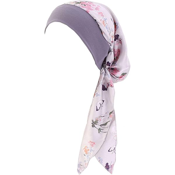 Gorro Algodón Elástico Cáncer Turbante Cabeza Cáncer Algodón Elástico Talla única Mujer - Pañuelo Cabeza Algodón Elástico Para Pacientes Cáncer Turbante Quimioterapia Turbante Dormir Mujer Talla única