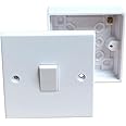 Axiom 13a Single One Gang Switched Socket And Premium Single