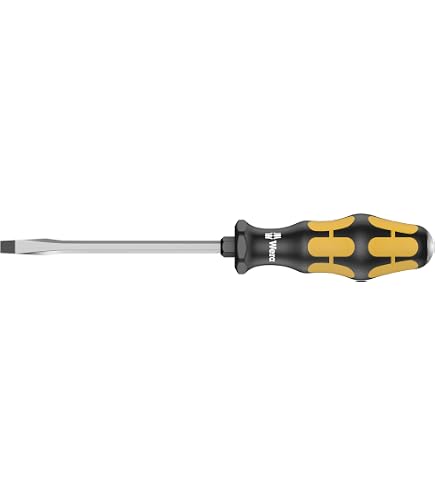 Produktbild von Wera 335 Schlitz-Schraubendreher – Elektrikerklinge 5,5 X 125 Mm, Mit Lasertip-Spitze & Abrollsicherem Griff