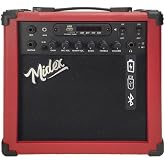 Midex MGA-25RD Elektro Gitar Amfisi 25 Watt USB Bluetooth Şarjlı 2 Girişli