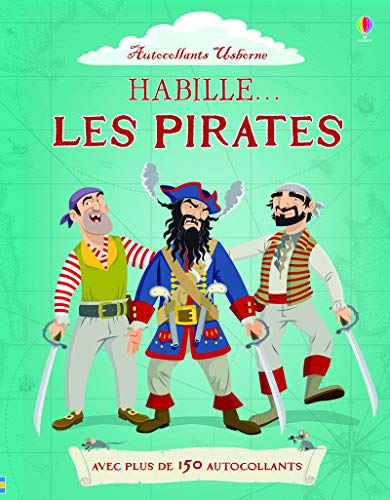 Habille... Les pirates - Autocollants Usborne Habille... Les pirates - Autocollants Usborne