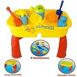 Sand and Water Table Garden Sandpit Play Set Toy Watering Can Spade Sand Bucket (Toy)