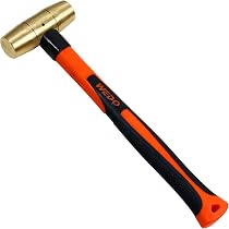 Masse Laiton WEDO 450g - Manche Fibre Verre 300mm - Anti-Étincelles - Norme DIN