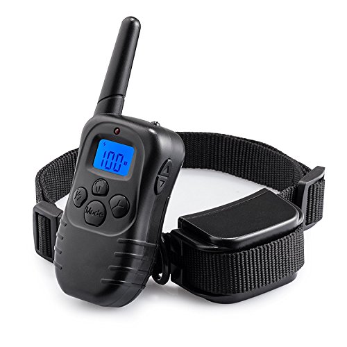 Rechargeable-Bark-collar-for-dogs-Dog-Training-Collar-With-Remote-Waterproof-1000ft-Range-BeepVibration-and-Light-Train-Collars-For-SmallMediumLarge-PetsDogs-by-PuPoPan-Shallow-Waterproof