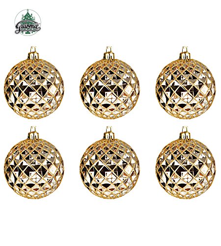 Partylandia Shop Boules Or pour Sapin de Noël