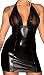 Produktbild Noir Handmade Clubwear Damen-Kleid aus Tüll und Wetlook Partykleid Größen L