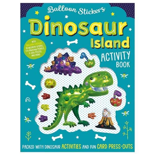 Preisvergleich Produktbild Balloon Sticker Activity Books - Dinosaur Island
