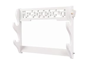 Fclieng Schwerthalter, Wandhalterung, Ausstellungsständer, Samurai-Schwertständer, Katana, Wakizashi, Tanto, Rapier, Lichtschwert, Waffenaufhänger (2 Ebenen)