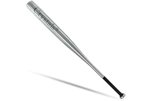 Crystals 32-Inch Aluminium Baseball Bat – Heavy Duty Metal Bat for Adults & Teens – Outdoor Sports Equipment