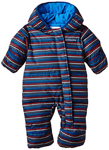 Columbia Babies Snuggly Bunny Bunting All-in-One Suit - Marine Blue Stripe, Size 3/6