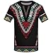 Produktbild BHYDRY Herrenmode African Printed T-Shirt Kurzarm Freizeithemd Top Bluse