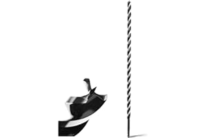 MOXPIFY 16x600mm Holzbohrer Holzschlangenbohrer für Weichholz, Hartholz mit Zentrierspitze und E 9.5 Schaft