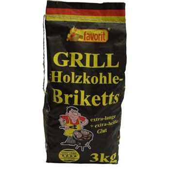 Favorit 3000 Holzkohle Briketts 3 Kg