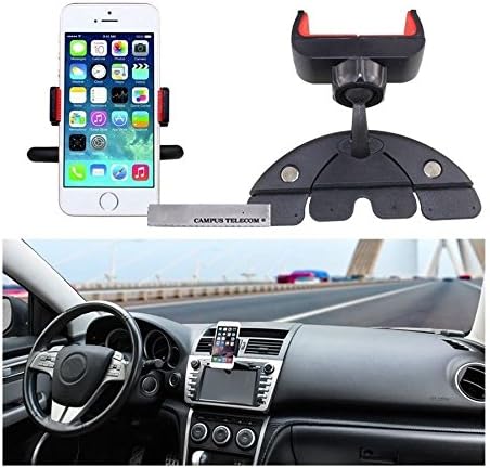 Universal Smartphone Holder CD-Slot Car Eat CD Player Suport Smatphone Phone Universal 360 Degrees Rotation For Apple Samsung Huawei Sony LG Motorola Wiko Archos Logicom OnePlus Lenovo Asus Microsoft Nokia Lumia Honor Haier Alcatel Bouygues SFR Free ALTICE Orange Kazam DOOGEE LEAGOO Blackview homtom Teeno Soraka by Campus Telecom®