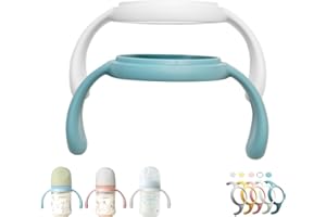 ROMIRUS Bottle Handles Compatible with Pigeon Glass PP Nursing Bottle Wide Neck | 2 Pack | Colors May be Vary