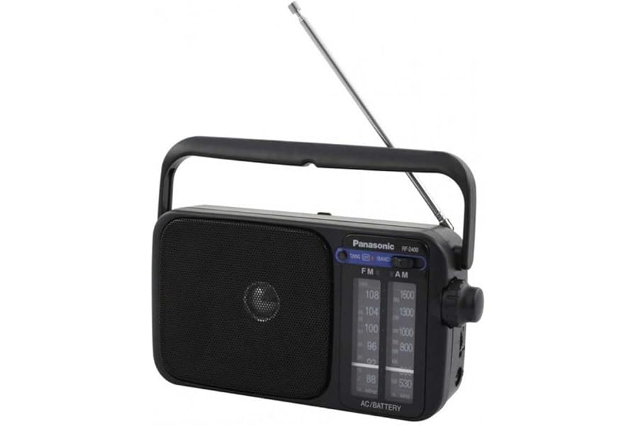 Panasonic RF-2400DEG-K - Radio Portátil FM/Am, (770mW, Iluminación LED, FM/Am, Fácil y Simple de Usar, Sintonizador Digital, 