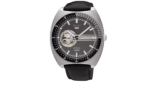 Seiko neo Sports Mens Analogue Mechanical Hand-Wind Watch with Leather  Bracelet SSA335K1 : Amazon.co.uk: Watches