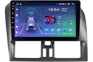 ACAVICA 2+32GB 9 Pulgadas Android 12 Autorradio para Volvo XC60 2008-2013 Touch Screen Navegador GPS Car Radio Estéreo con Wireless Carplay Bluetooth WiFi DSP USB