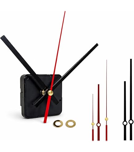 2 SET LANCETTE orologio e kit motore ricambio meccanismo orologio con 14 paia4654 EUR 21,35