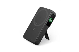 Anker MagGo Power Bank, Qi2 Certified 15W Ultra-Fast MagSafe-Compatible Portable Charger, 10,000mAh Battery Pack with Smart Display and Foldable Stand, For iPhone 15/14/13/12 Only(USB-C Cable Include)