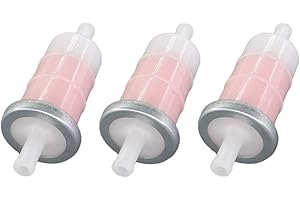 AISEN 3-Piece Fuel Filter 9 mm for BT1100 FZR FZS FZX 600 750 1000 FZS VMX-12 1200 XJ600 XJ900 XV535 Kawasaki VN1500 ZXR 400 750 Fuel Filter 1FK-24560-00