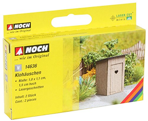 Preisvergleich Produktbild NOCH 14636 - Klohäuschen, Sonstige Spielwaren