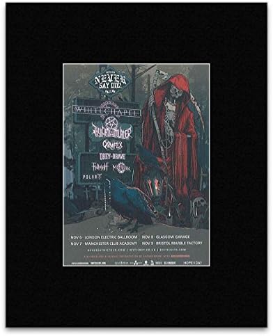 Kerrang Never Say Die! Tour 2016 - White Chapel Thy Art Is Murder Mini Poster - 25.4x20.3cm