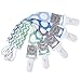 Blulu Baby Dummy Holders Clips, Set of 5
