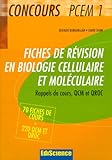 Image de Fiches de révision en biologie cellulaire et moléculaire : Rappels de cours, QCM et QROC corrigés