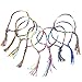 Produktbild PIXNOR 9st. handgemachte Freundschaft Armbänder geflochten Thread Handgelenk Fußkettchen (zufällige Farbe)