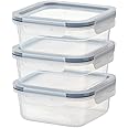Ikea Food Container, Square/Plastic 3 Pack