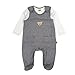 Steiff Unisex Baby 0006605 Strampler + T-Shirt 1/1 Arm Crew Neck Footies, Blue (steiff Marine), 6-9 Months (Manufacturer size: 74)