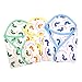 Brim Hugs And Cuddles baby towel with hood Multipurpose Cotton baby towel for new born (PACK OF 3) Size 28"x28" For 1 to 18 months baby RS.399.00