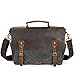 Produktbild QARYYQ Herren Umhängetasche Canvas Tasche Retro Herren Tasche Tragbare Aktentasche Diagonal Tasche Männlich, Multi-Color Optional, 38 * 26 * 7cm Aktentasche für Unternehmen (Farbe : Gray)