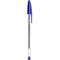 BIC Penne Cristal Medio Penna A Sfera Biros 1.0MM Originale Nero