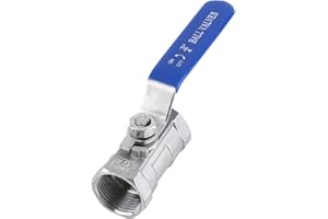 Zawór kulowy, zawór kulowy ze stali nierdzewnej 304, gniazdo BSP, gwint wewnętrzny, z dźwignią, sterowanie ręczne wł./wył., zawór odcinający, zawór kulowy.