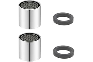 QILUCKY M16/M18/M20/M22 regulator strumienia, dysza mieszająca, perlator powietrza, 2-częściowy zestaw kranu Bubbler, wkład mieszający, sitko do armatury, chromowany comb (M22)