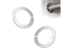 0XBIT Embellecedor Grifo Ducha, 2 Piezas Cubierta de Tubo de Acero Inoxidable, Roseta para Grifo Dividido, Collares de Tubería, para Grifos, Tuberías de Radiadores