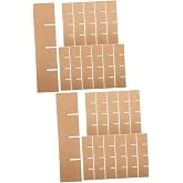 OUNONA Cardboard Moving Box Dividers 24pcs Reusable Dividers Plate Packaging Kit For Cardboard Boxes Protection For Fragile I