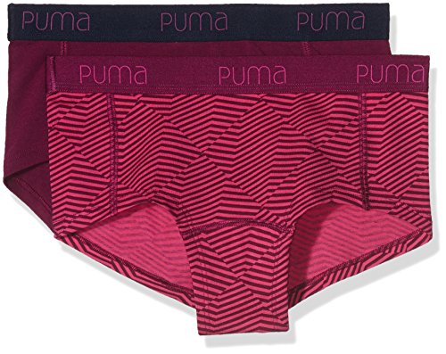 Puma Damen Angle Striped Mini Shorts 2p Unterhose